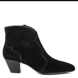 NEW Ash Hurrican Black Suede Boots Booties 36 $190
